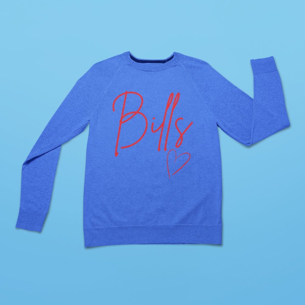 Women's Buffalo Bills Unisex Raglan Sweatshirt